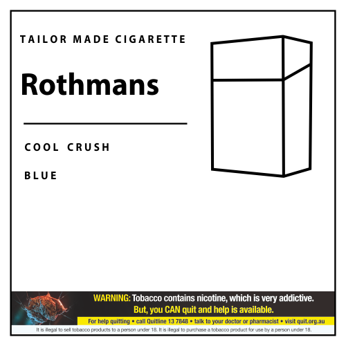 Rothmans Cool Crush Blue