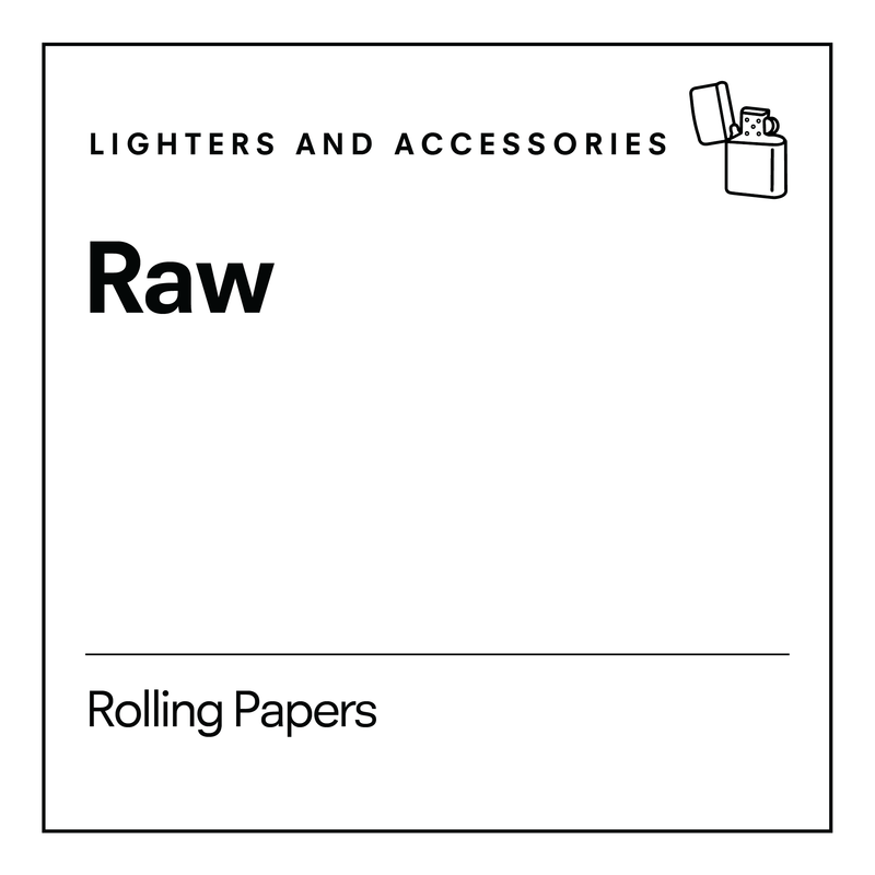 LIGHTERS AND ACCESSORIES. Raw. Rollling Papers