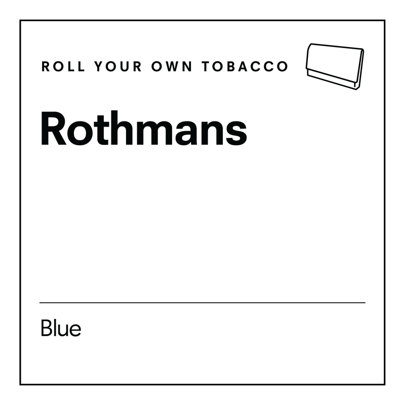 ROLL YOUR OWN TOBACCO. Rothmans. Blue