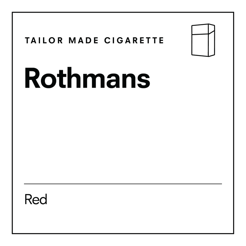 Rothmans Red Tailor Made Cigarette