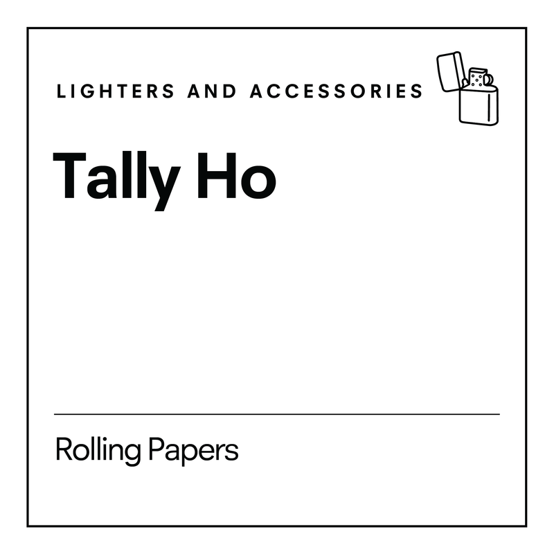 LIGHTERS AND ACCESSORIES. Tally Ho. Rolling Papers