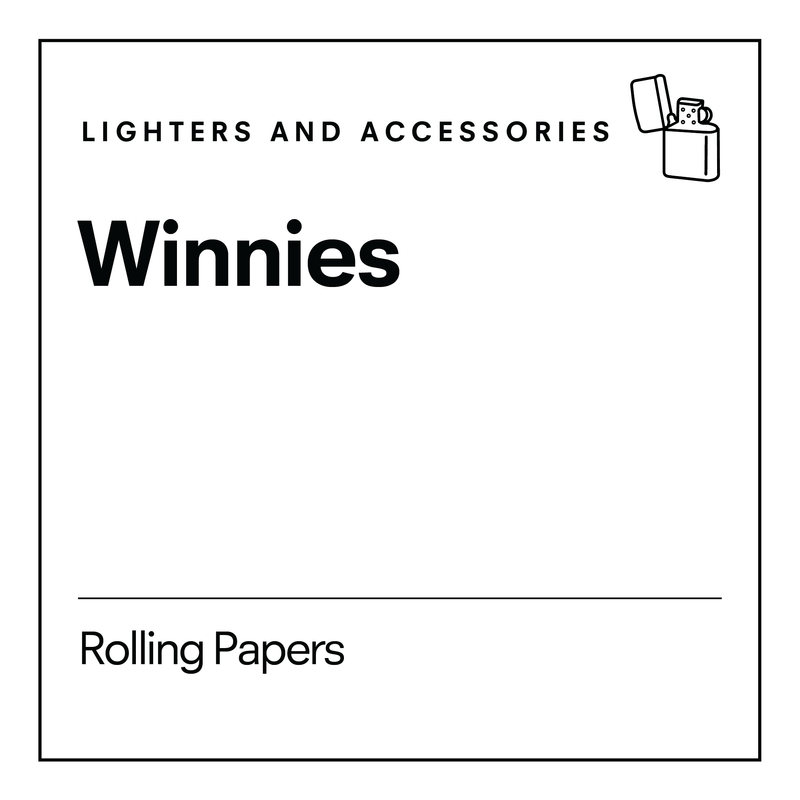 LIGHTERS AND ACCESSORIES. Winnies. Rolling Papers